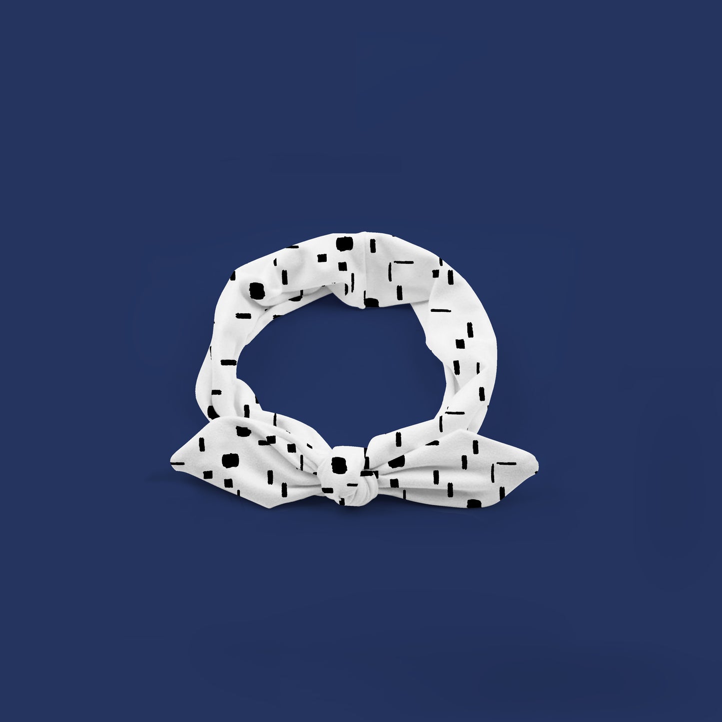 Cubist Black Headband