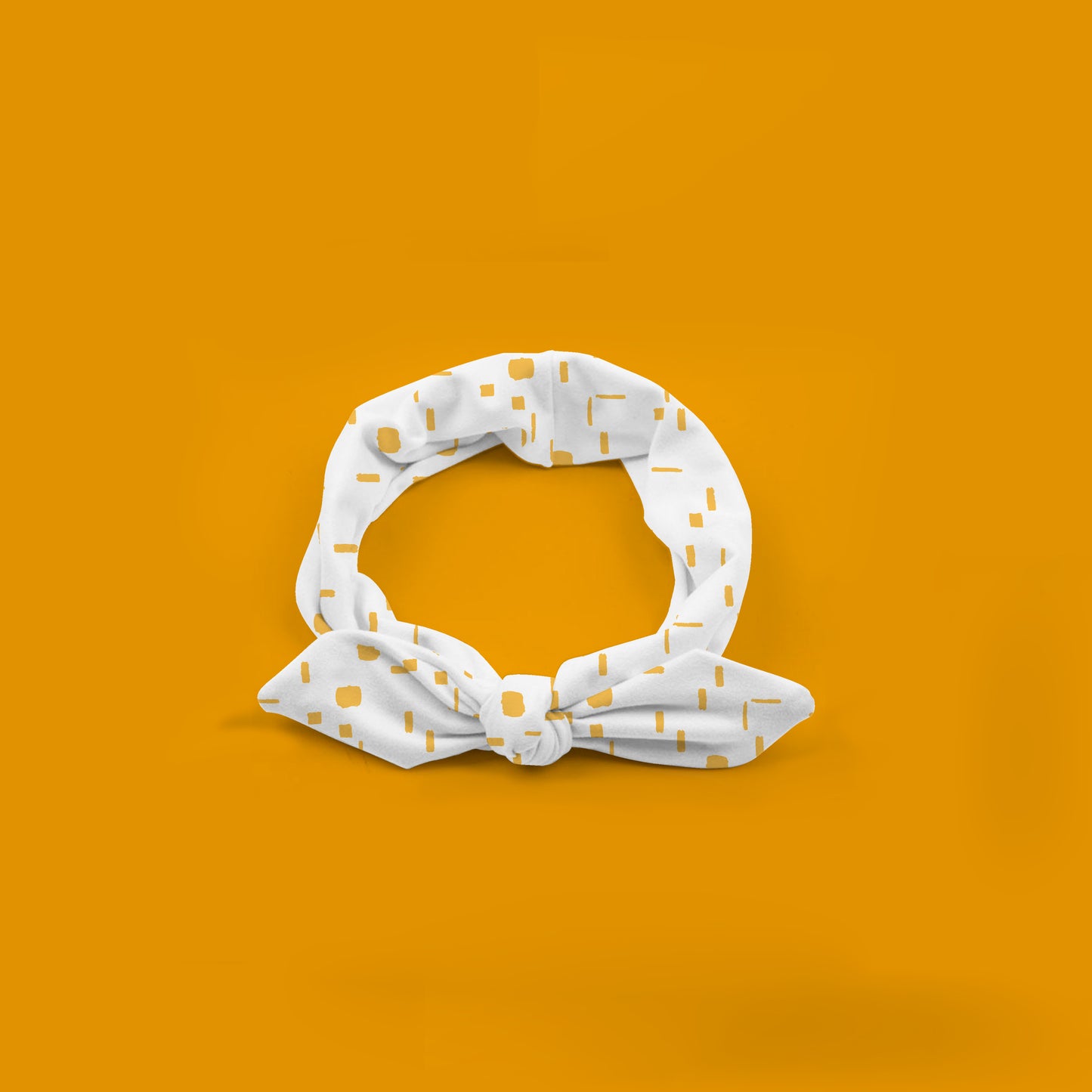 Cubist Yellow Headband