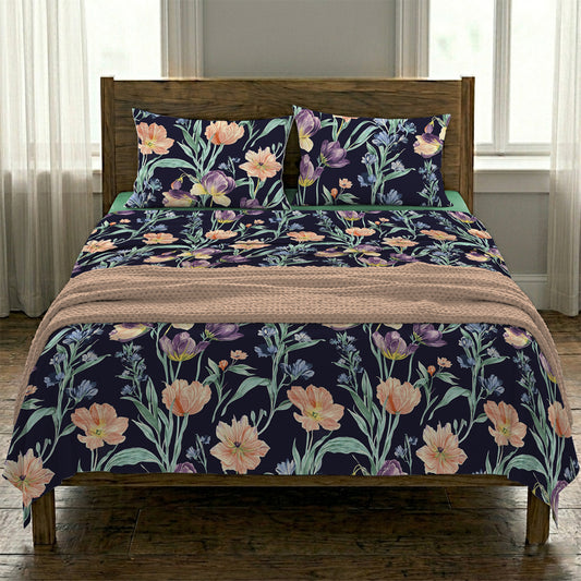 Tulip Garden Flat sheet Set