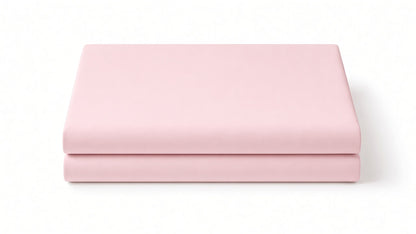 Baby Pink Flat Sheet Set