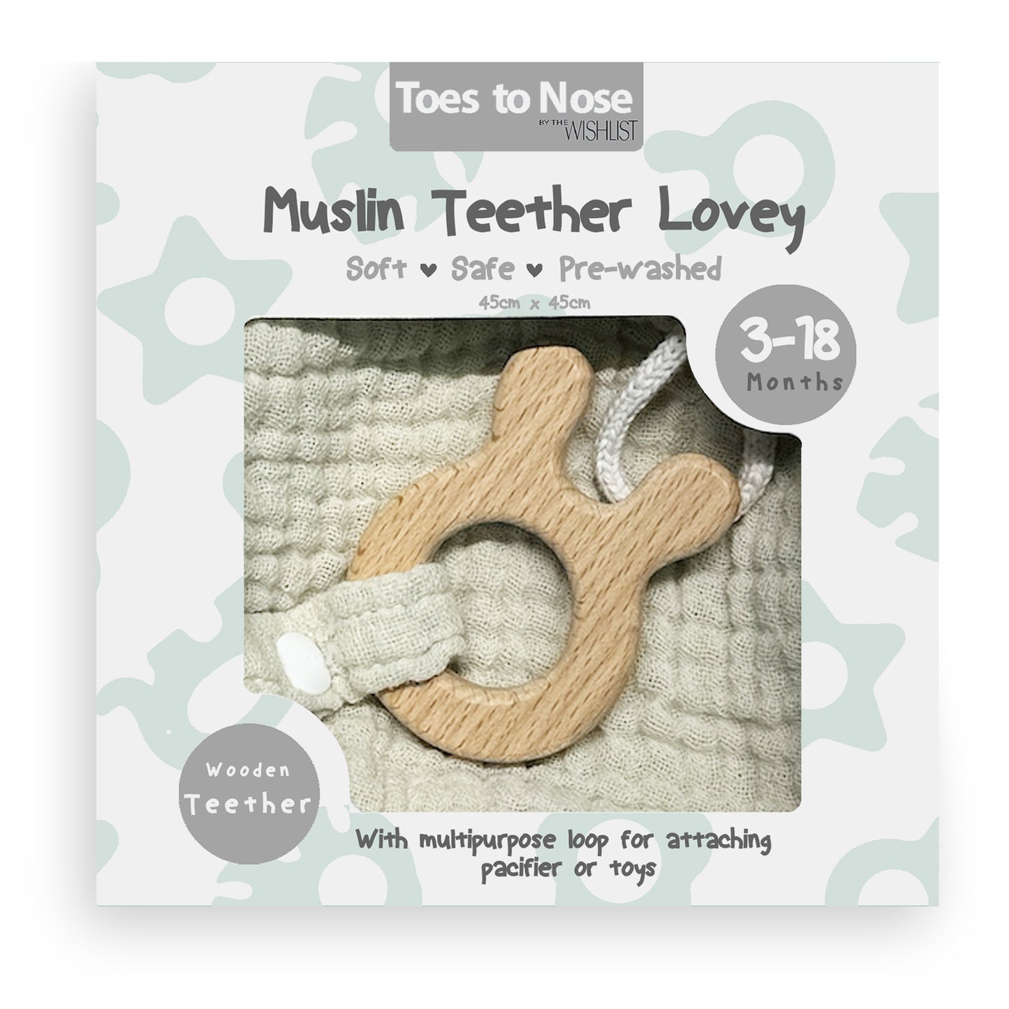 Muslin Teether Lovey