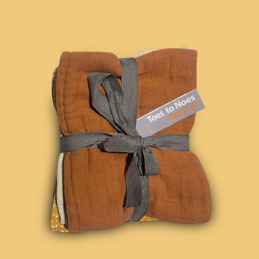 Beeswax Burp Cloth (Pack of 3)