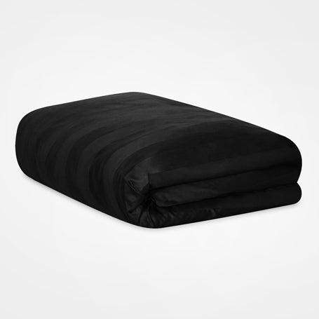 Black Mamba Stripe Sateen Duvet Set