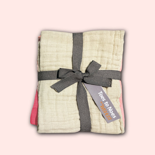 Cherry Burp Cloth (Pack of 3)