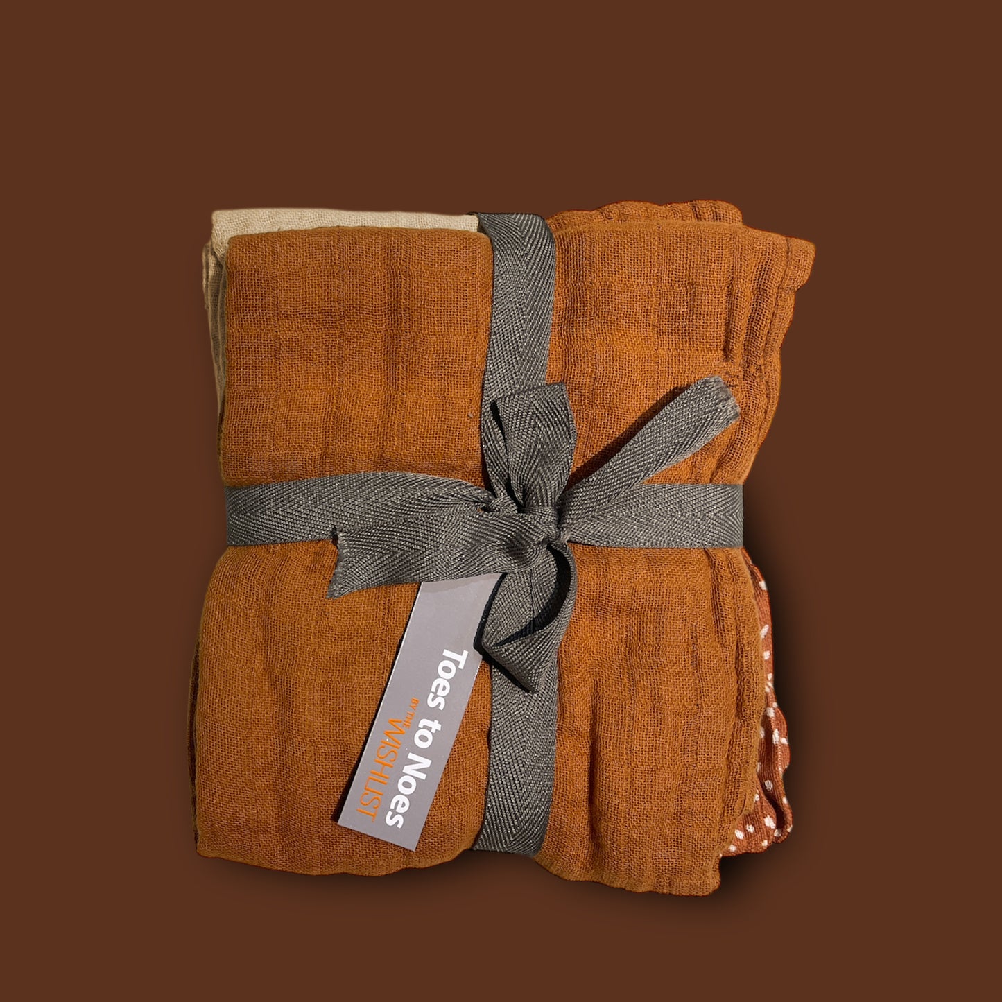 Cinnamon Burp Cloth (Pack of 3)