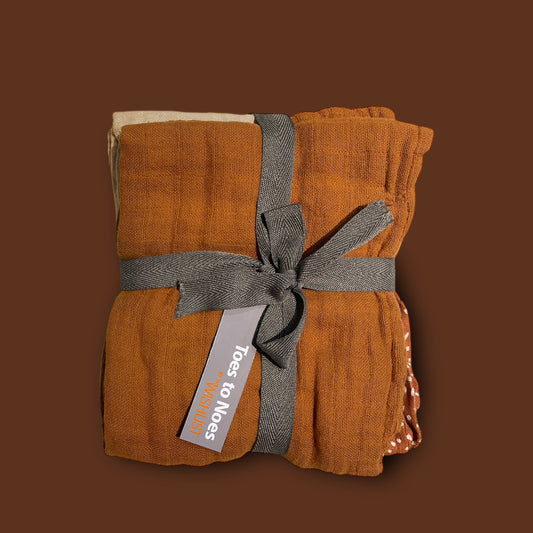Cinnamon Burp Cloth (Pack of 3)