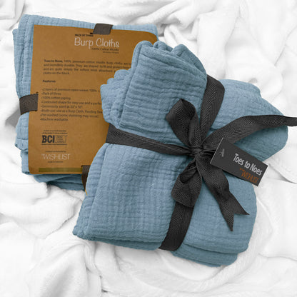Little Loom Burpers (Pack of 3) (Extra Soft & Premium)