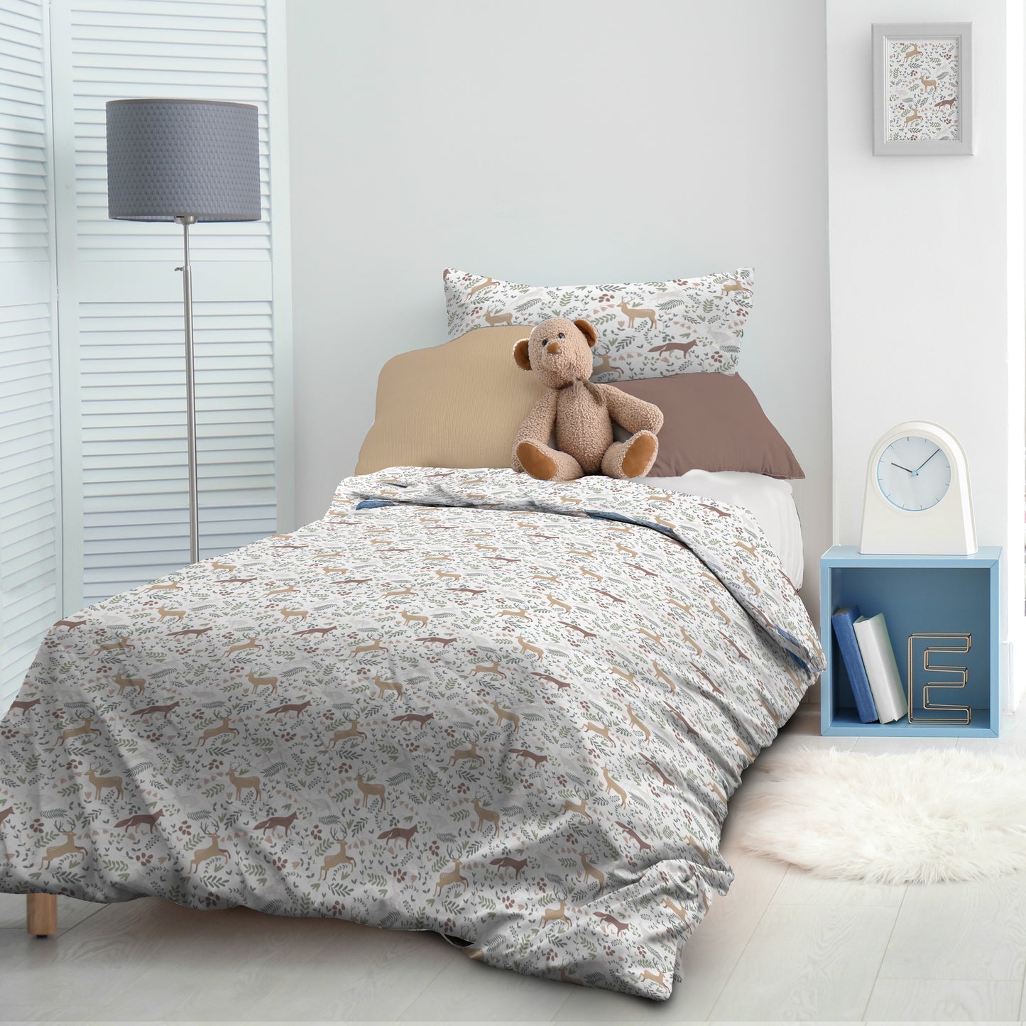 Fox & Reindeer Duvet Cover Set