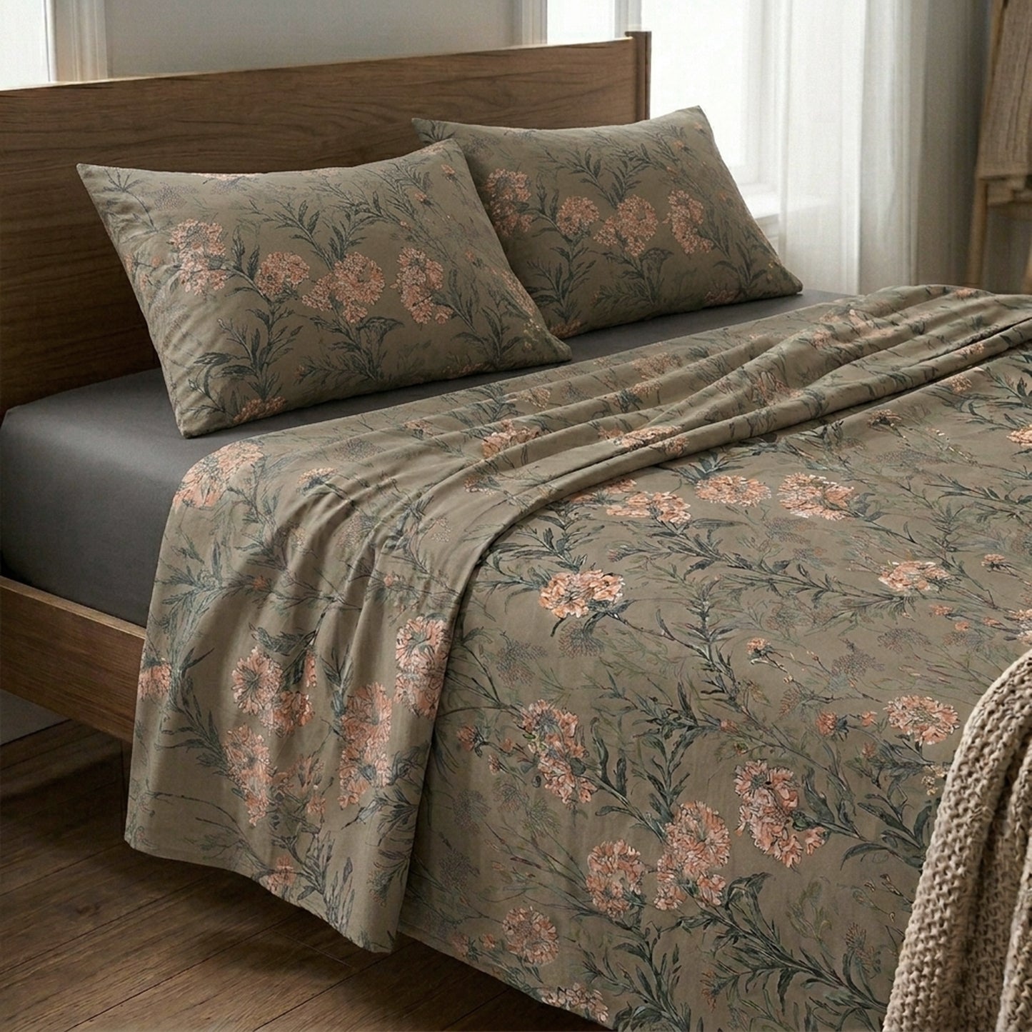 Morning Mist Flat sheet Set
