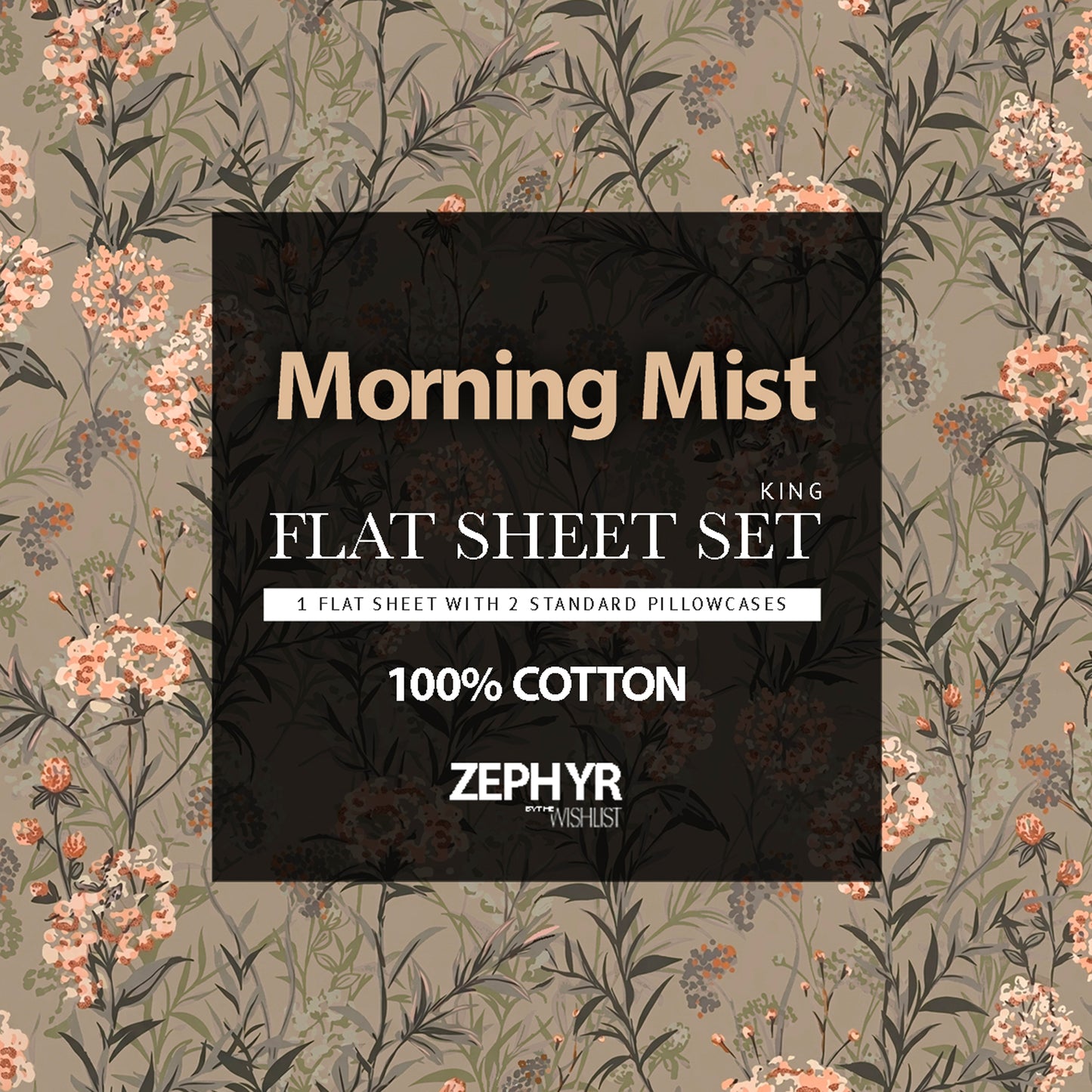 Morning Mist Flat sheet Set
