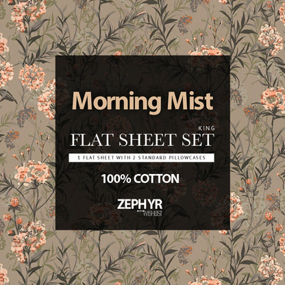 Morning Mist Flat sheet Set