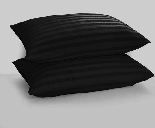 Black Mamba Stripe Sateen Pillowcovers