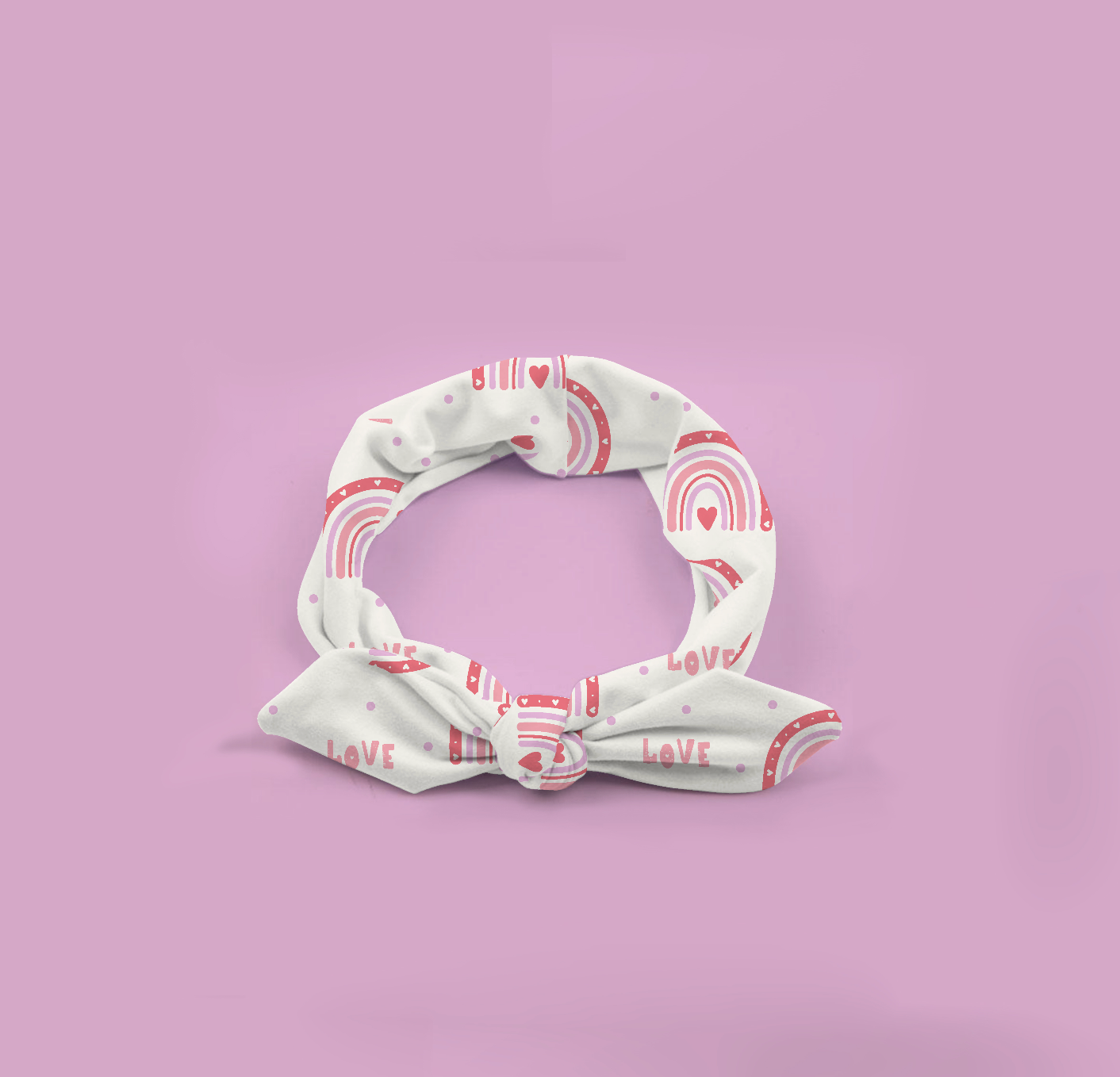 Rainbow Love Headband
