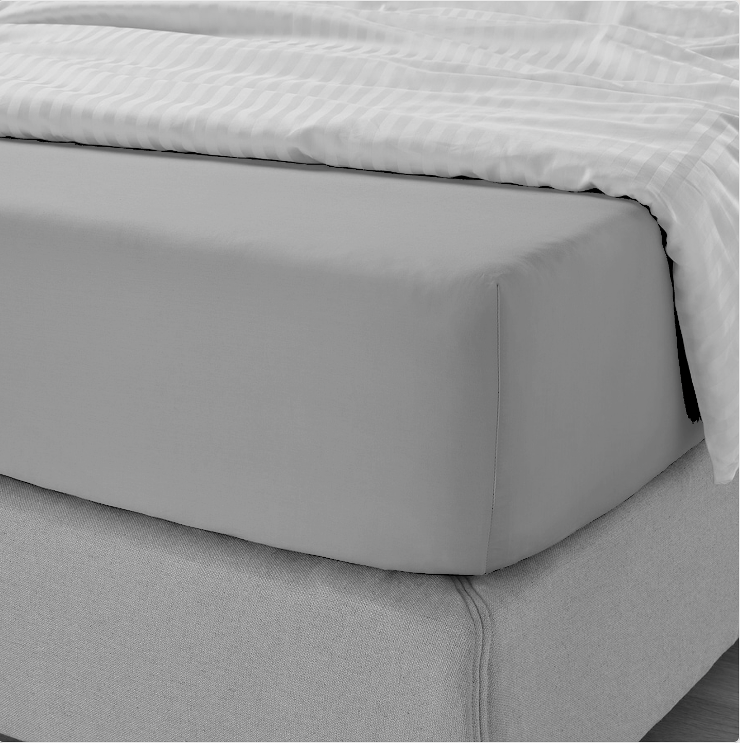 Glacier Grey Fitted Sheet