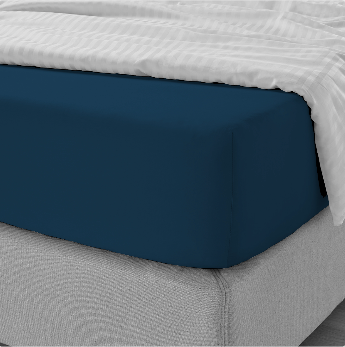 Nautical Navy Fitted Sheet