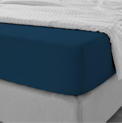Nautical Navy Fitted Sheet