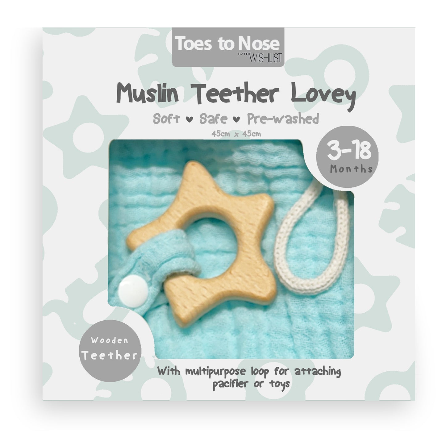 Muslin Teether Lovey