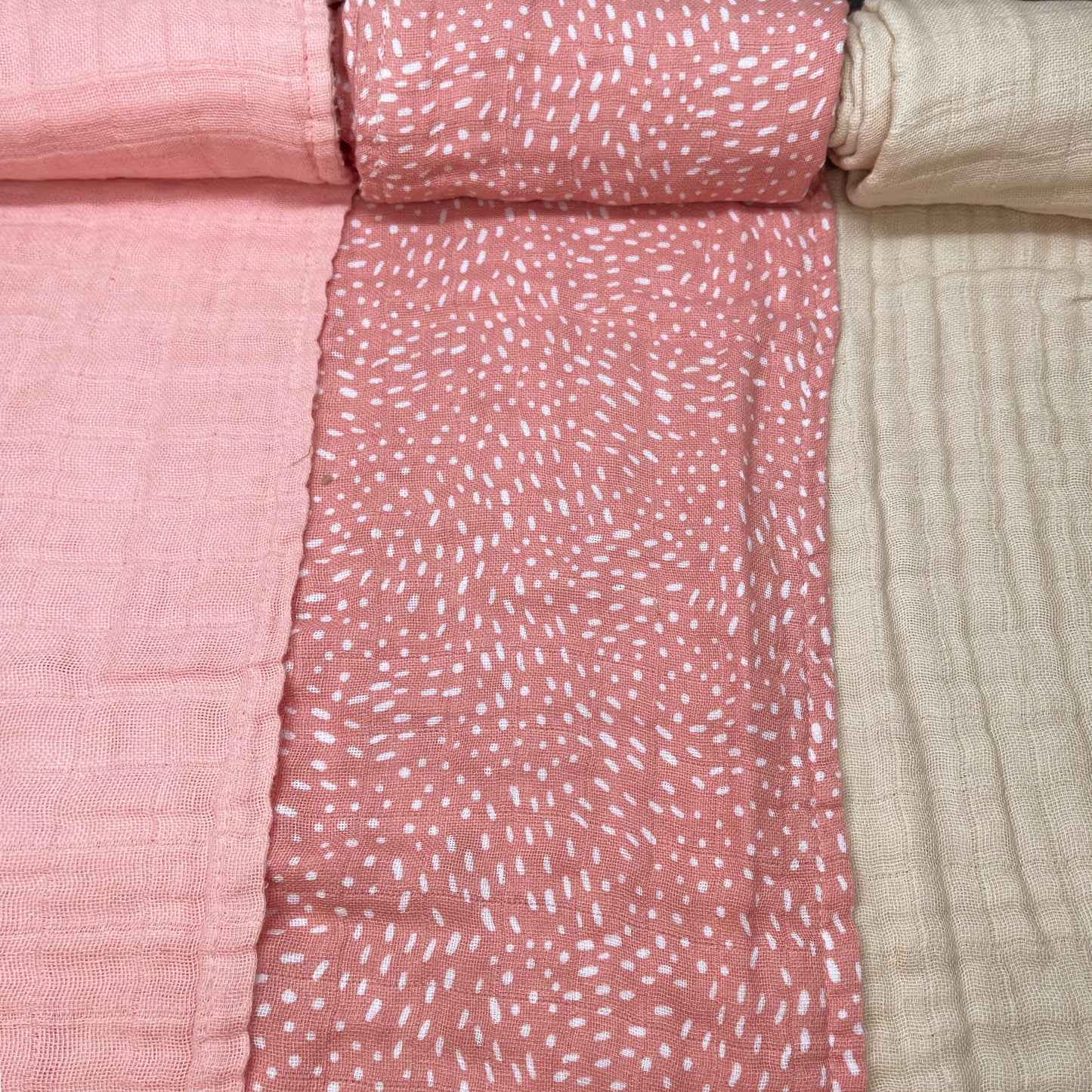 Strawberry Cream Burp Cloth (Pack of 3)