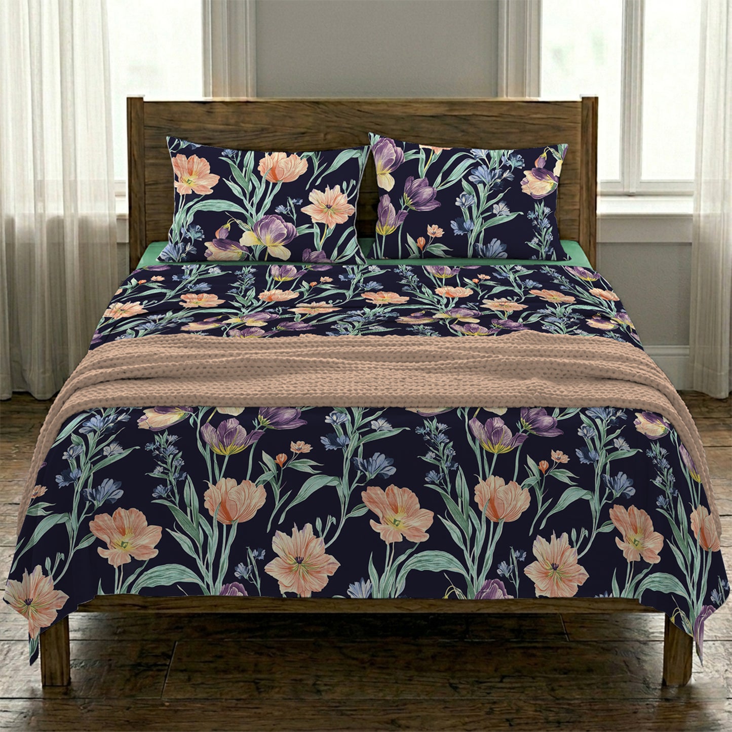 Tulip Garden Flat sheet Set