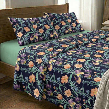 Tulip Garden Flat sheet Set