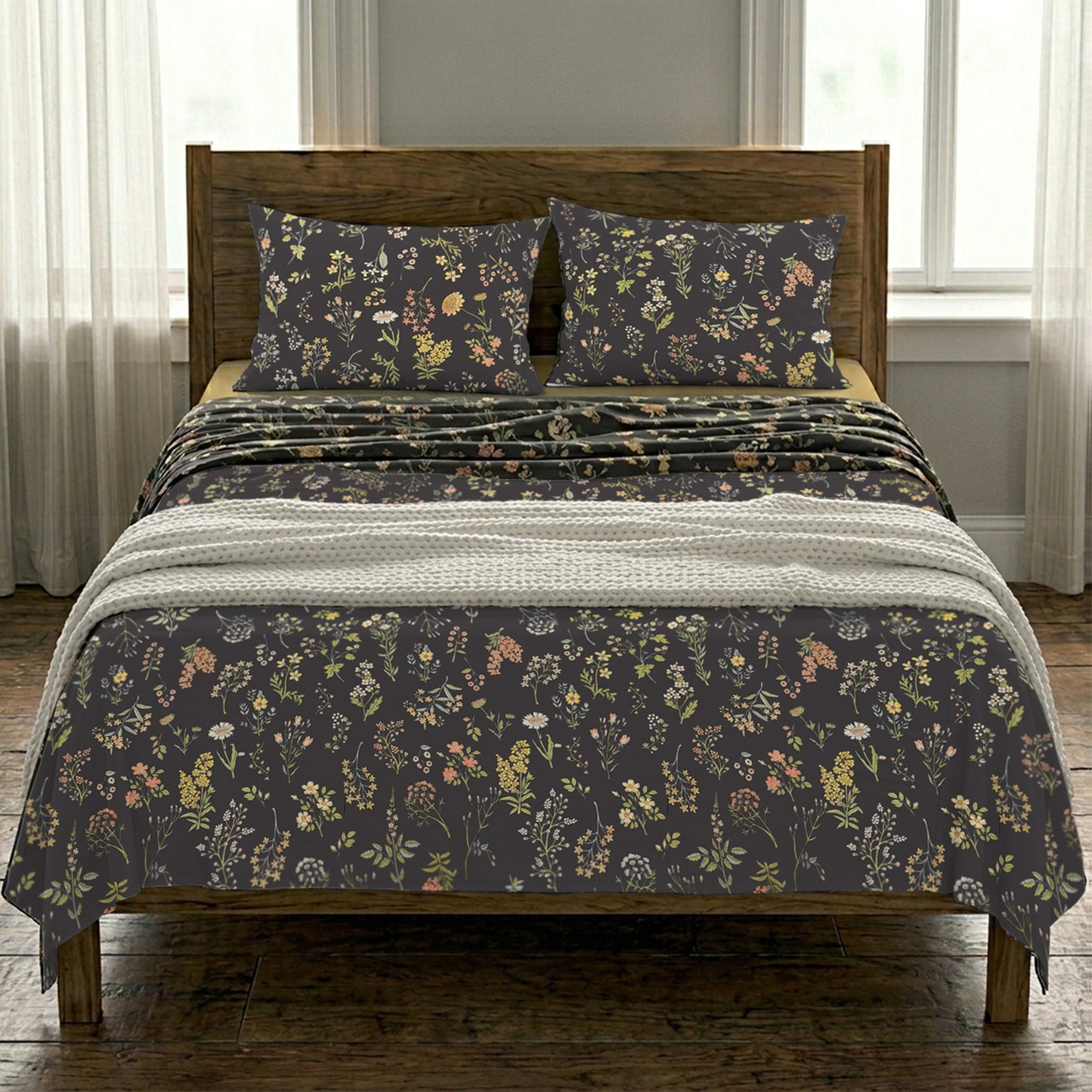 Wild Flower Flat sheet Set