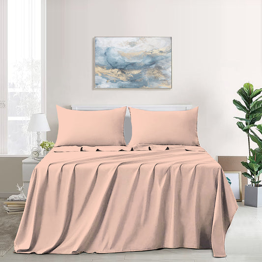 Blush Flat Sheet Set