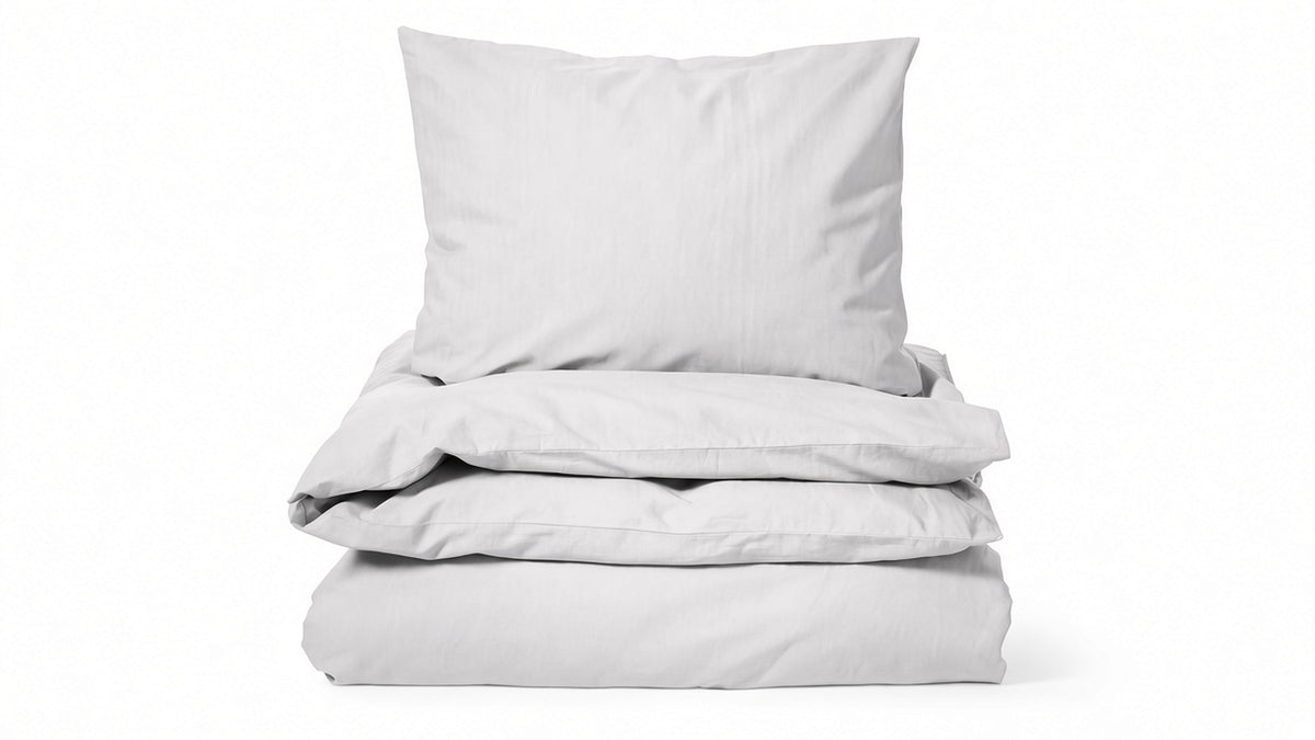Light Grey Duvet Cover Set