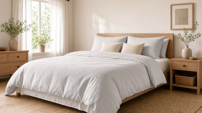 Light Grey Duvet Cover Set
