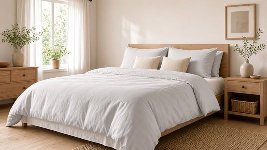 Light Grey Duvet Cover Set