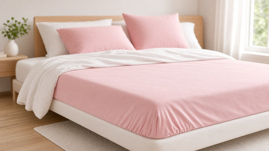 Baby Pink Fitted Sheet