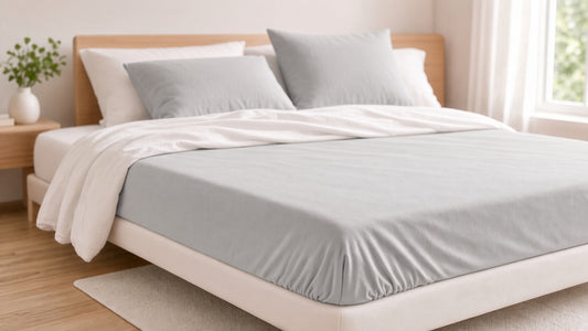 Light Grey Fitted Sheet