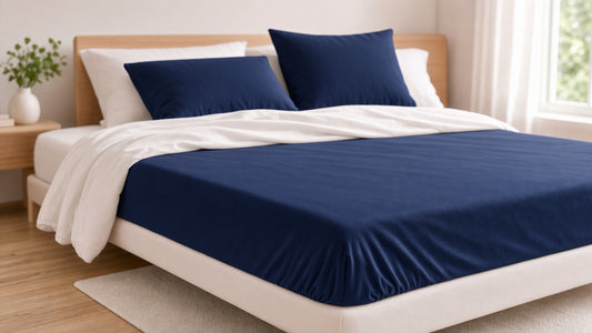 Navy Blue Fitted Sheet