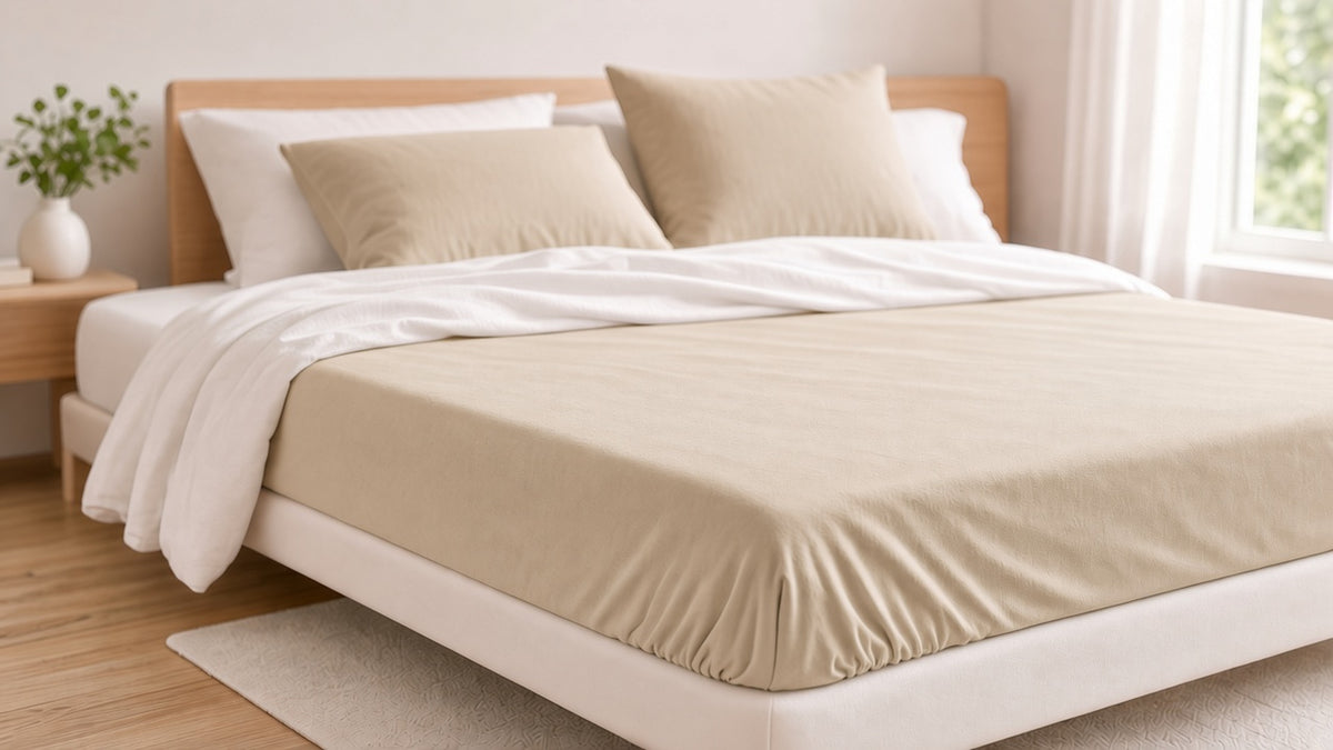 Sand Fitted Sheet