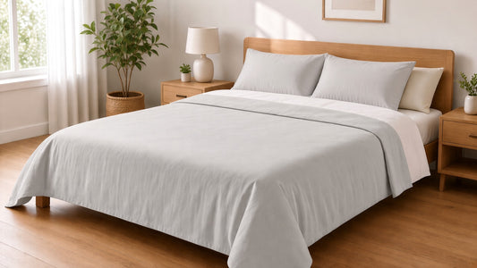 Light Grey Flat Sheet Set