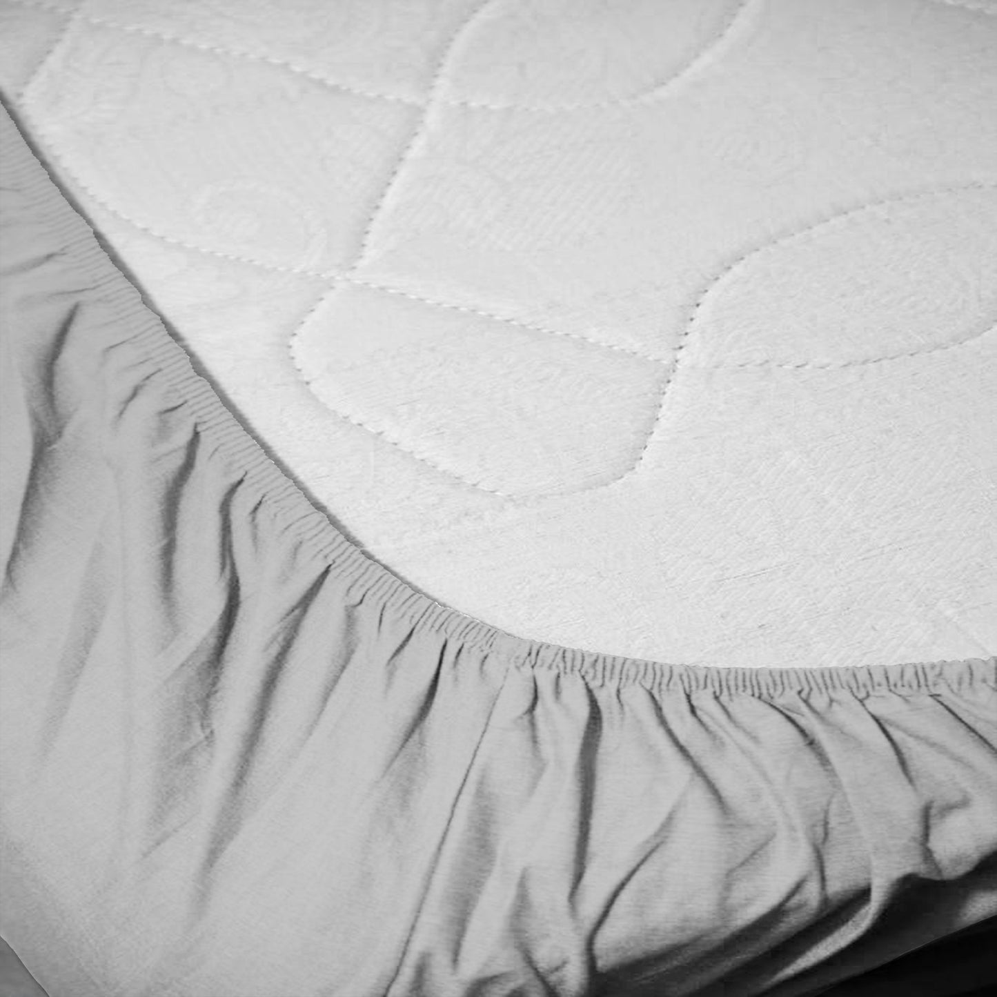 Glacier Grey Fitted Sheet