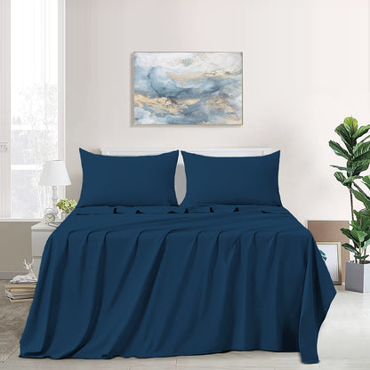 Nautical Navy Flat Sheet Set