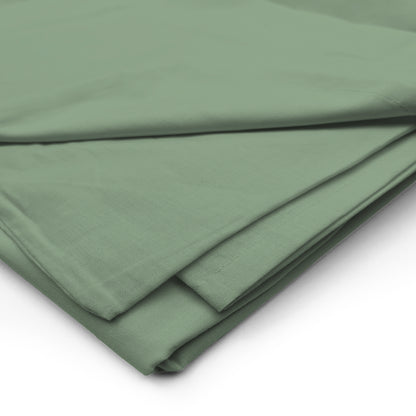 Smoke Green Flat Sheet Set