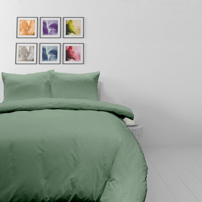 Smoke Green Duvet Cover Set