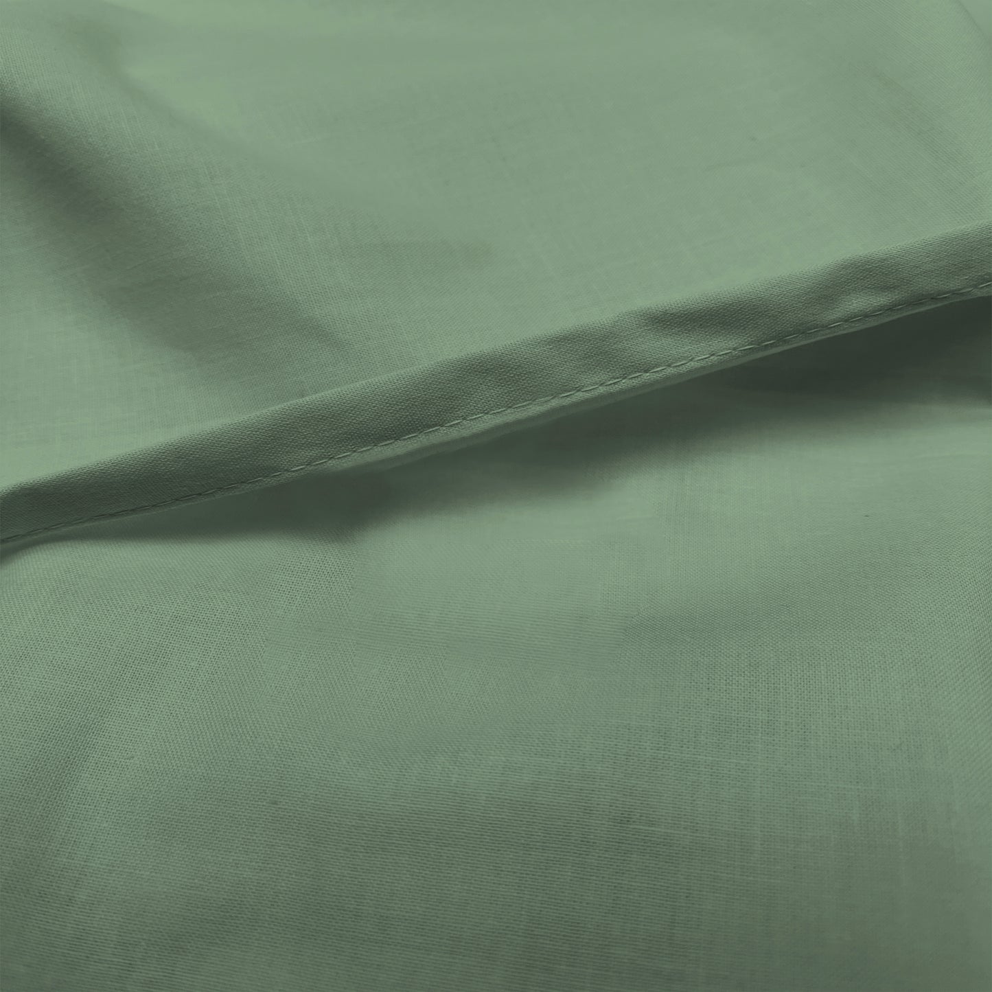 Smoke Green Flat Sheet Set