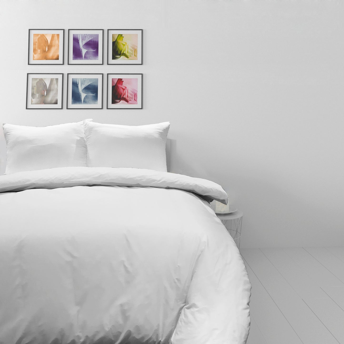 Brilliant White Duvet Cover Set