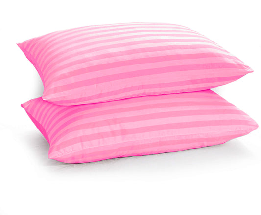 2 Bubblegum Sateen Pillowcovers