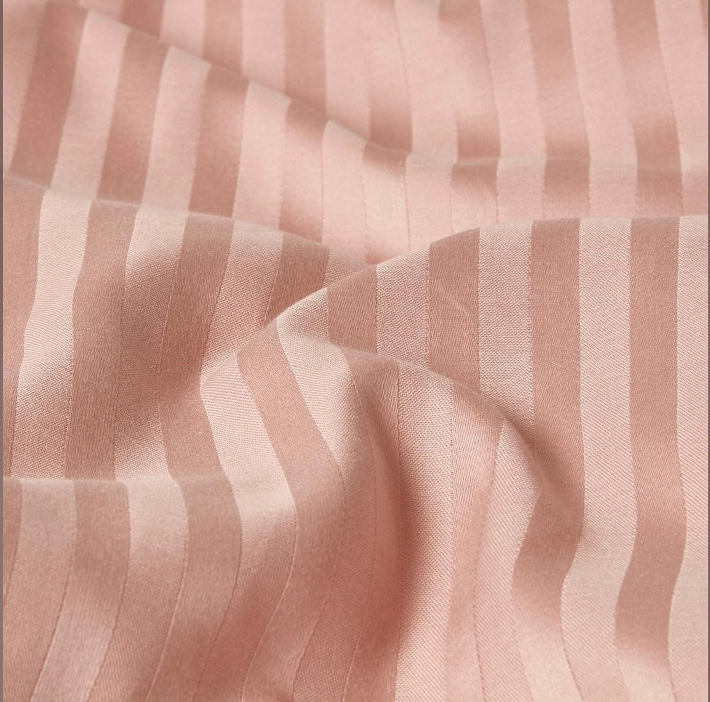 Blush Stripe Sateen Duvet Set