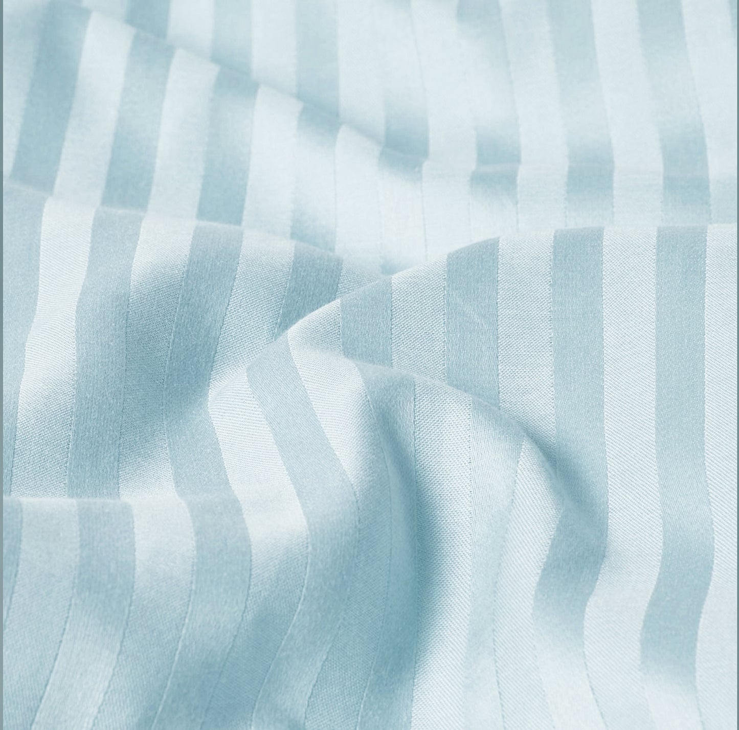 Cloud Stripe Sateen Duvet Set