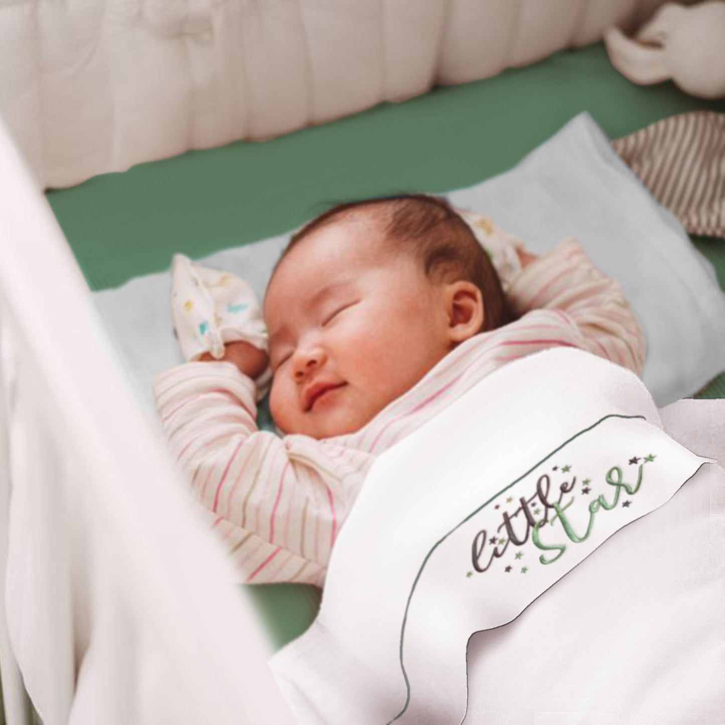 Little Star Crib Flat Sheet